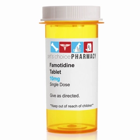 Rx Famotidine (Generic) Tablets for Dogs & Cats, 10 mg x 70 ct cat scratchers cat towers cat window perch cat heating pad cat calming spray