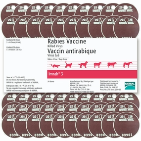 Rx Imrab 3 Rabies Vaccine, 5 x 10 Dose Kit with Tags cat climbing tree cat hammock cat steps cat grooming kit cat safety gate