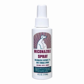 Rx Miconazole (miconazole nitrate 2%) Anti-Fungal Spray, 4 oz Bottle poultry remedies poultry supplement goat vitamins sheep probiotics animal health boost