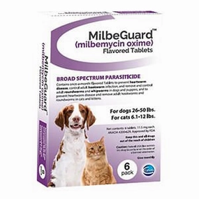 Rx MilbeGuard (milbemycin oxime) Broad Spectrum Parasiticide for Dogs & Cats plush dog toys fluffy dog toy dog cuddle toy dog toy set stuffed toy for dogs