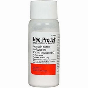 Rx Neo-Predef with Tetracaine Topical Powder for Horses, Dogs, & Cats, 15 gram plush dog toys fluffy dog toy dog cuddle toy dog toy set stuffed toy for dogs