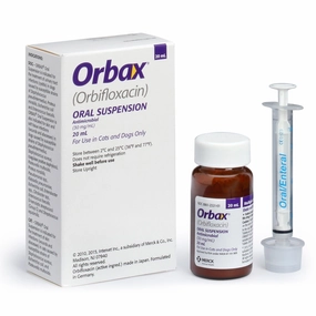 Rx Orbax (orbifloxacin) Oral Suspension for Dogs & Cats, 20mL Bottle cat climbing tree cat hammock cat steps cat grooming kit cat safety gate