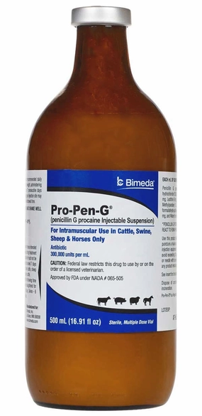Rx Pro Pen G (penicillin G procaine) Injectable Solution for Cattle, Sheep, Swine, & Horses multi-pet food pet bundle kits pet care sets pet health combos pet treat packs