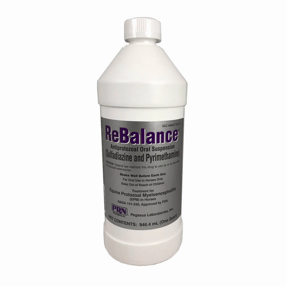 Rx ReBalance (sulfadizine & pyrimethamine) Antiprotozoal Oral Suspension, 1 Quart poultry remedies poultry supplement goat vitamins sheep probiotics animal health boost