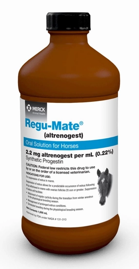 Rx Regu-Mate (altrenogest) Oral Solution for Horses, 1000mL tuff dog toys durable toys for dogs chew tested toys hard chew toy strong plush