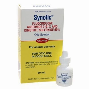 Rx Synotic (fluocinolone acetonide & dimethyl sulfoxide) Otic Solution for Dogs & Cats cat scratchers cat towers cat window perch cat heating pad cat calming spray