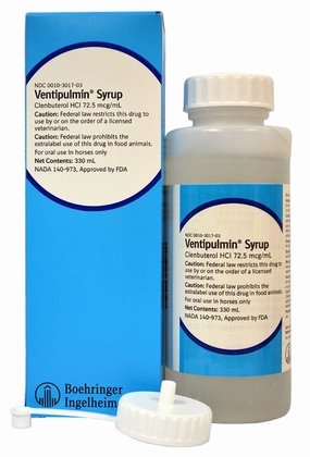 Rx Ventipulmin (clenbuterol HCl) Syrup for Horses, 330 mL tuff dog toys durable toys for dogs chew tested toys hard chew toy strong plush