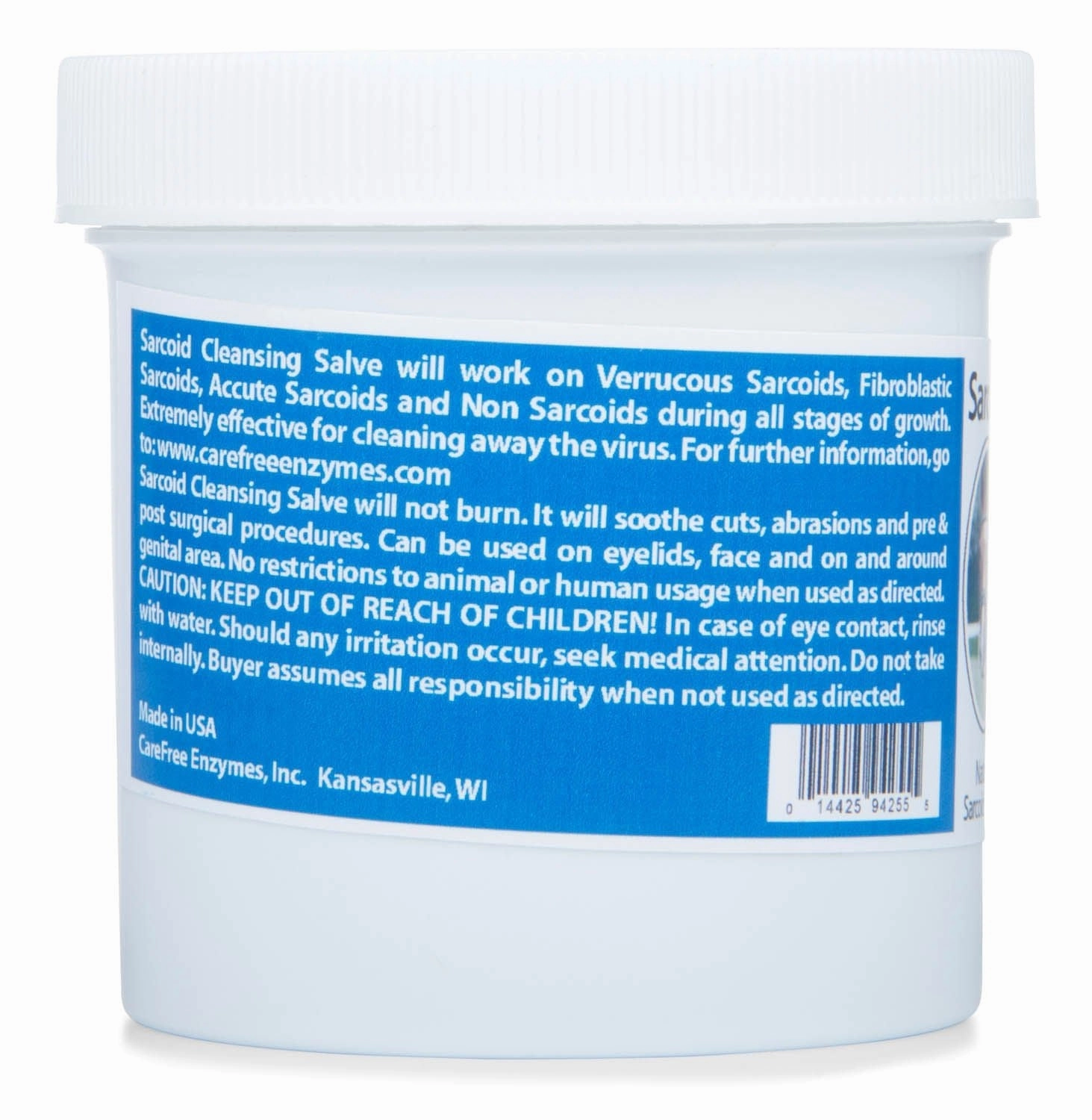 Sarcoid Cleansing Salve, 4 oz