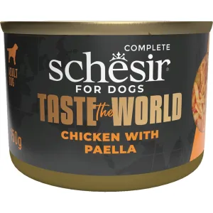 Schesir Taste The World Chicken With Paella Adult Canned Dog Food 150g dog sweater dog tuxedo dog dress holiday dog outfit dog birthday shirt