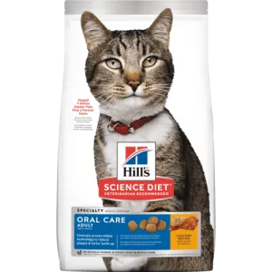 Science Diet Adult Oral Care Chicken Recipe Dry Cat Food cat supplies cat house cat tree cat feeder cat collar