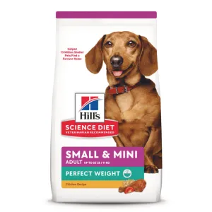 Science Diet Adult Perfect Weight for Small & Mini Breed Chicken Dry Dog Food 4lb dog sweater dog tuxedo dog dress holiday dog outfit dog birthday shirt