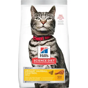 Science Diet Adult Urinary Hairball Control Chicken Recipe Dry Cat Food cat supplies cat house cat tree cat feeder cat collar
