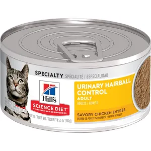 Science Diet Adult Urinary Hairball Control Savory Chicken Entre Wet Cat Food cat supplies cat house cat tree cat feeder cat collar