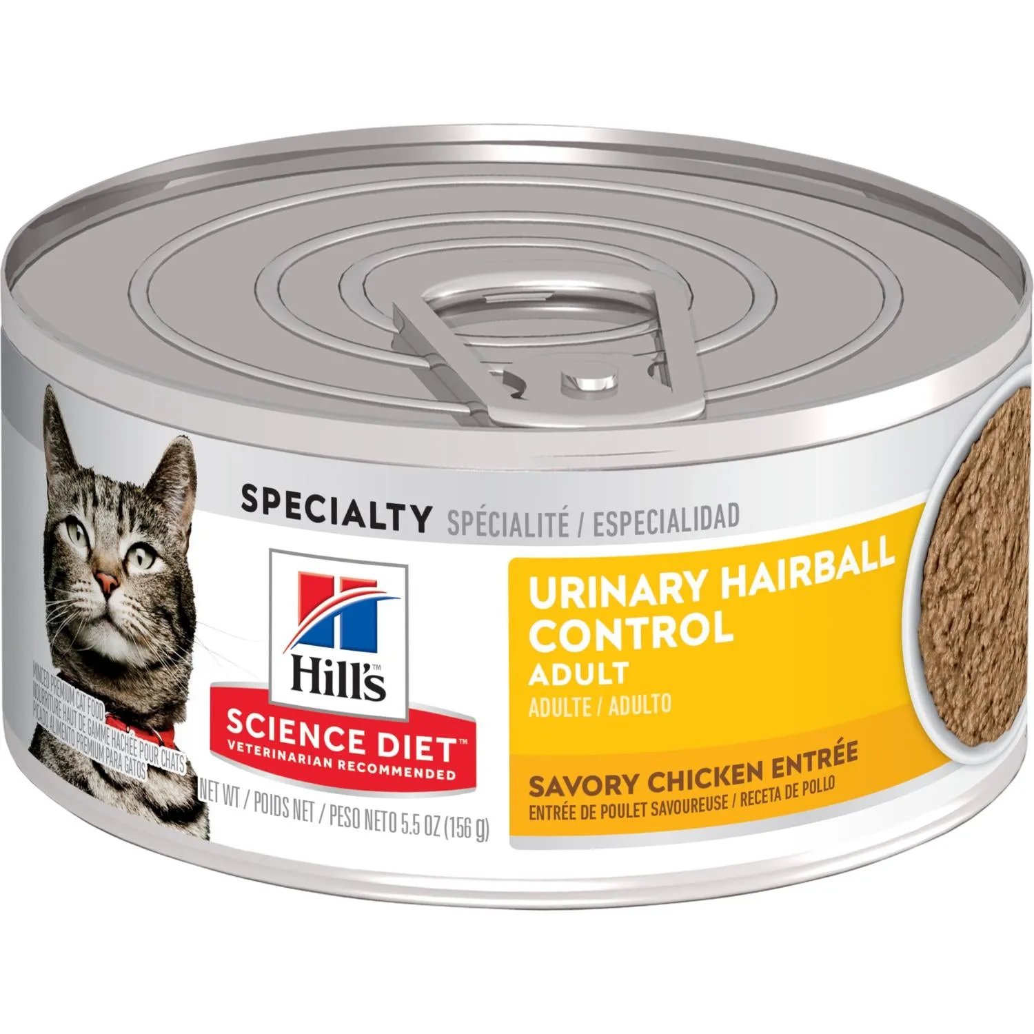 Science Diet Adult Urinary Hairball Control Savory Chicken Entre Wet Cat Food cat supplies cat house cat tree cat feeder cat collar