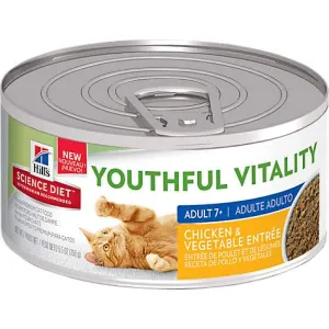 Science Diet Cat Adult 7  Senior Vitality Chicken Wet Cat Food cat supplies cat house cat tree cat feeder cat collar