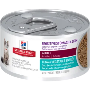 Science Diet Sensitive Stomach & Skin Tuna Wet Cat Food cat supplies cat house cat tree cat feeder cat collar
