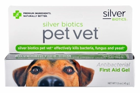 Silver Biotics Pet Vet Antibacterial First Aid Gel cat grooming cat shampoo cat conditioner cat comb cat grooming glove