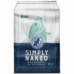 Simply Naked Wild Haddock & Cod Dinner Grain-Free Adult Dry Cat Food (Exp Aug 2025) natural cat food soft cat treats freeze dried cat food organic cat treats indoor cat food