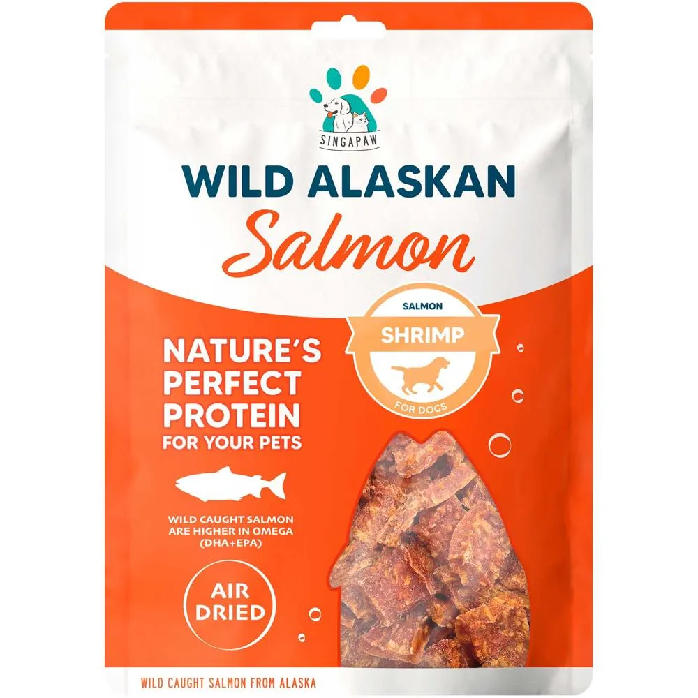 Singapaw Wild Alaskan Salmon & Shrimp Air-Dried Dog Treats 70g fly trap horse fly spray poultry fly control fly repellent farm fly solution