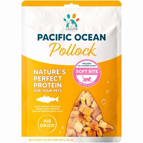 Singapaw Pacific Ocean Pollock With Sea Cucumber Flower Soft Bite Air-Dried Treats For Cats & Dogs 70g dog chew toys dog dental chews durable chew toys puppy chew toy bone chew