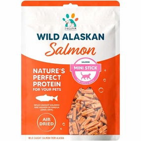 Singapaw Wild Alaskan Salmon Mini Stick Air-Dried Treats For Cats & Dogs 70g dog chew toys dog dental chews durable chew toys puppy chew toy bone chew