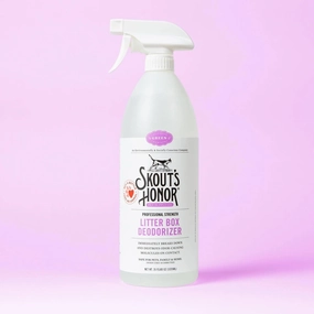 Skout's Honor Litter Box Deodorizer, 35 oz cat scratchers cat towers cat window perch cat heating pad cat calming spray