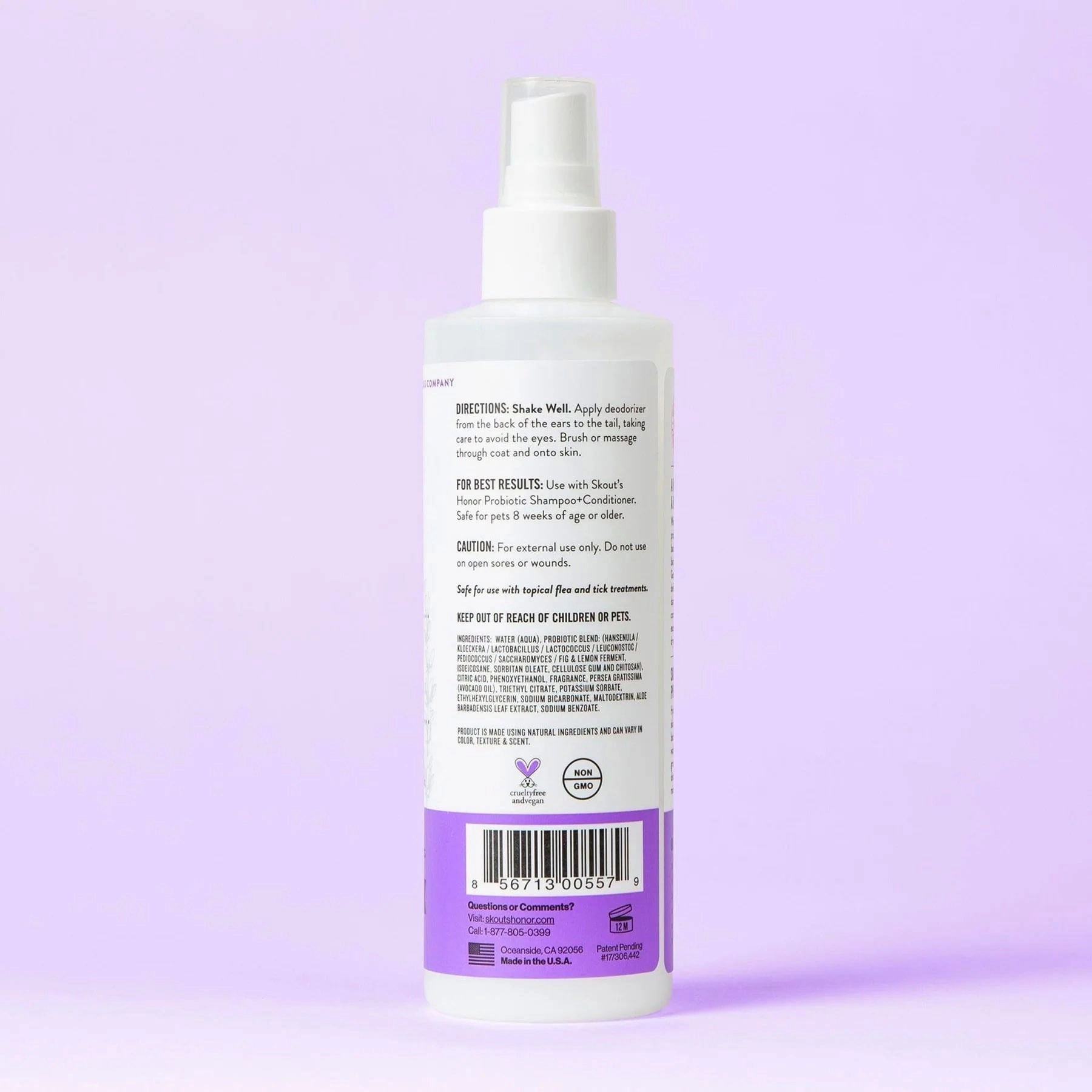 Skout's Honor Probiotic Daily Use Pet Deodorizer Spray