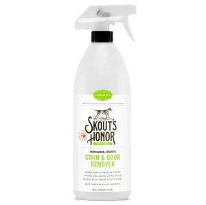 Skout's Honor Pet Stain & Odor Remover - 35oz Spray Bottle dog pain relief hip joint supplement senior dog care pet arthritis aid dog skin supplement