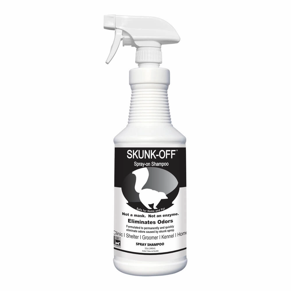 Skunk-Off Shampoo Spray, 32 oz cat scratchers cat towers cat window perch cat heating pad cat calming spray