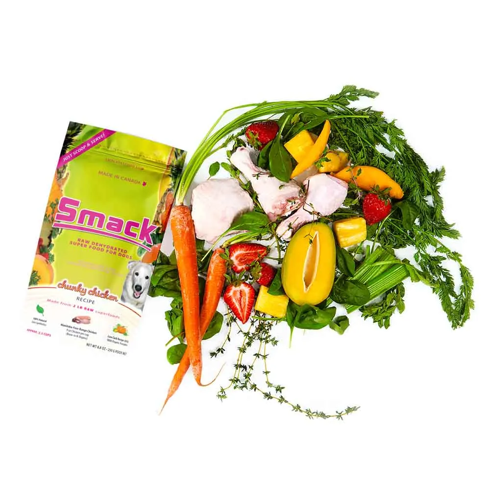 Smack Chunky Chicken Raw Dehydrated Dog Food