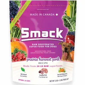 Smack Prairie Harvest Pork Raw Dehydrated Dog Food horse supplement horse vitamins animal probiotics livestock digestive aid horse immune booster