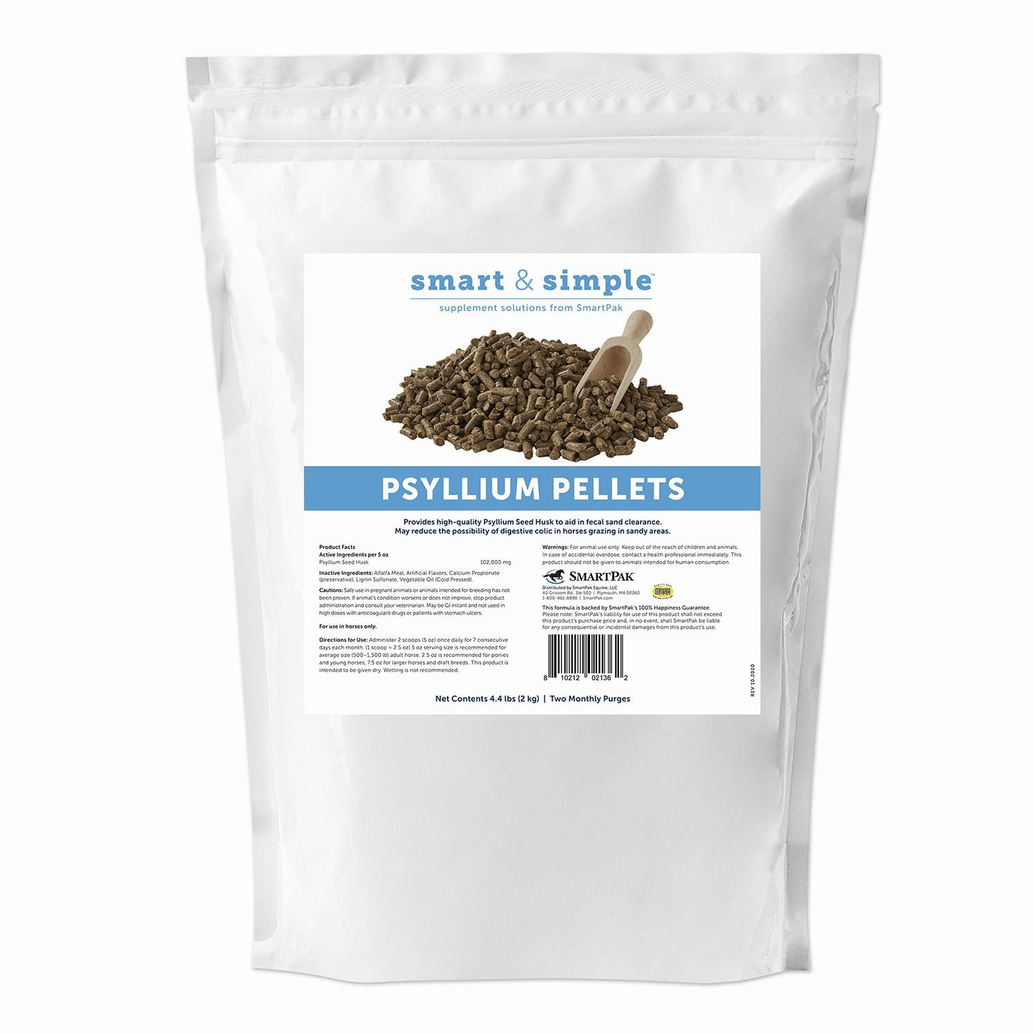 SmartEquine Smart & Simple Psyllium Pellets pet shampoo conditioner combo pet detangler pet skin care flea shampoo