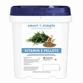 SmartEquine Smart & Simple Vitamin E Pellets poultry remedies poultry supplement goat vitamins sheep probiotics animal health boost