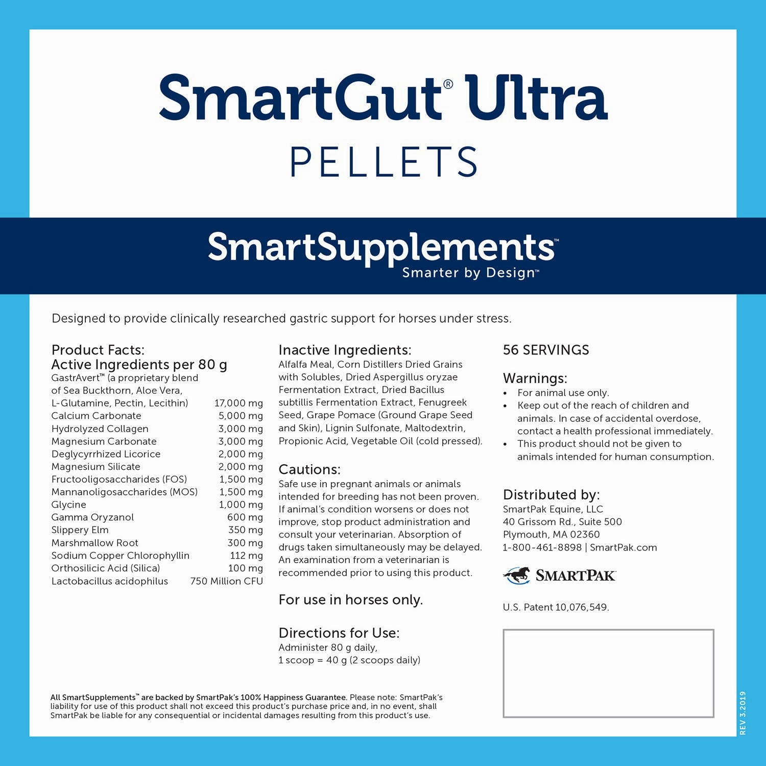 SmartEquine SmartGut Ultra Pellets