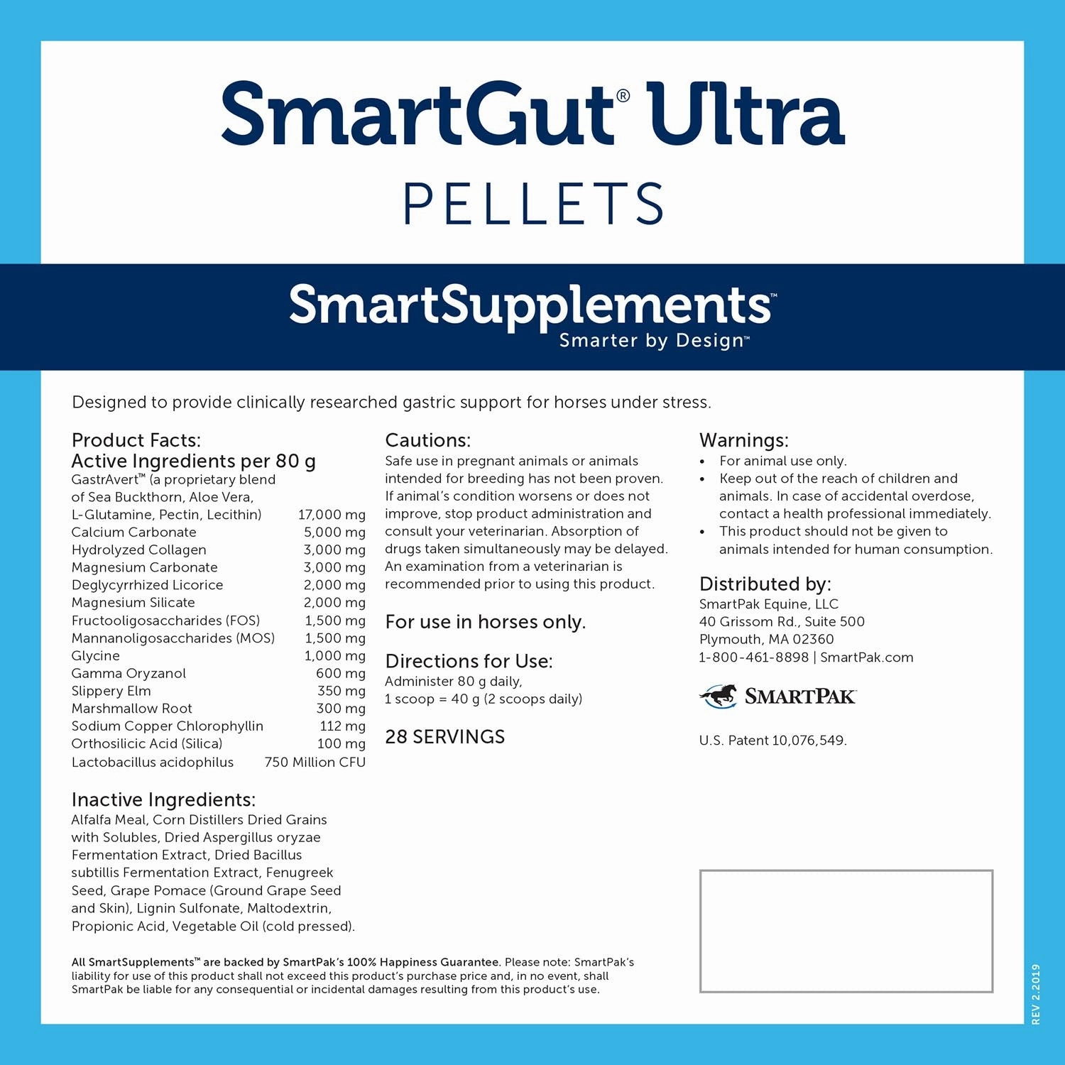 SmartEquine SmartGut Ultra Pellets