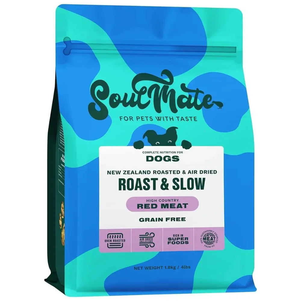 SoulMate Roast & Slow New Zealand Red Meat Roasted & Air Dried Dog Food horse supplement horse vitamins animal probiotics livestock digestive aid horse immune booster