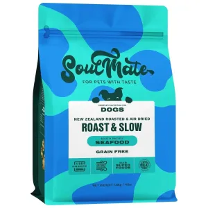 SoulMate Roast & Slow New Zealand Seafood Roasted & Air Dried Dog Food dog sweater dog tuxedo dog dress holiday dog outfit dog birthday shirt