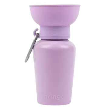 Springer Flip 20oz Dog Travel Water Bottle - Purple dog pain relief hip joint supplement senior dog care pet arthritis aid dog skin supplement