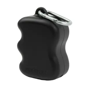 Springer Silicone Dog Treat Dispenser (Black) dog bones rawhide chew sticks dog jerky bacon bone