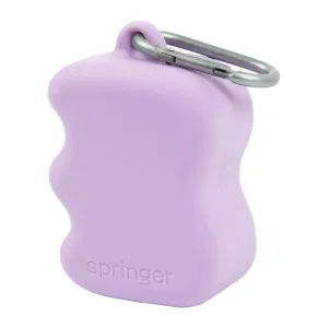 Springer Silicone Dog Treat Dispenser (Lilac) dog bones rawhide chew sticks dog jerky bacon bone