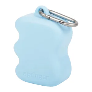 Springer Silicone Dog Treat Dispenser (Sky Blue) dog bones rawhide chew sticks dog jerky bacon bone