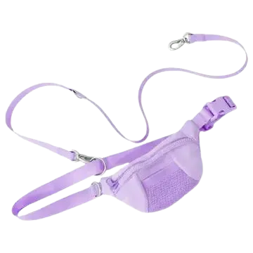 Springer Sling Bag W/ Dog Leash - Purple dog pain relief hip joint supplement senior dog care pet arthritis aid dog skin supplement
