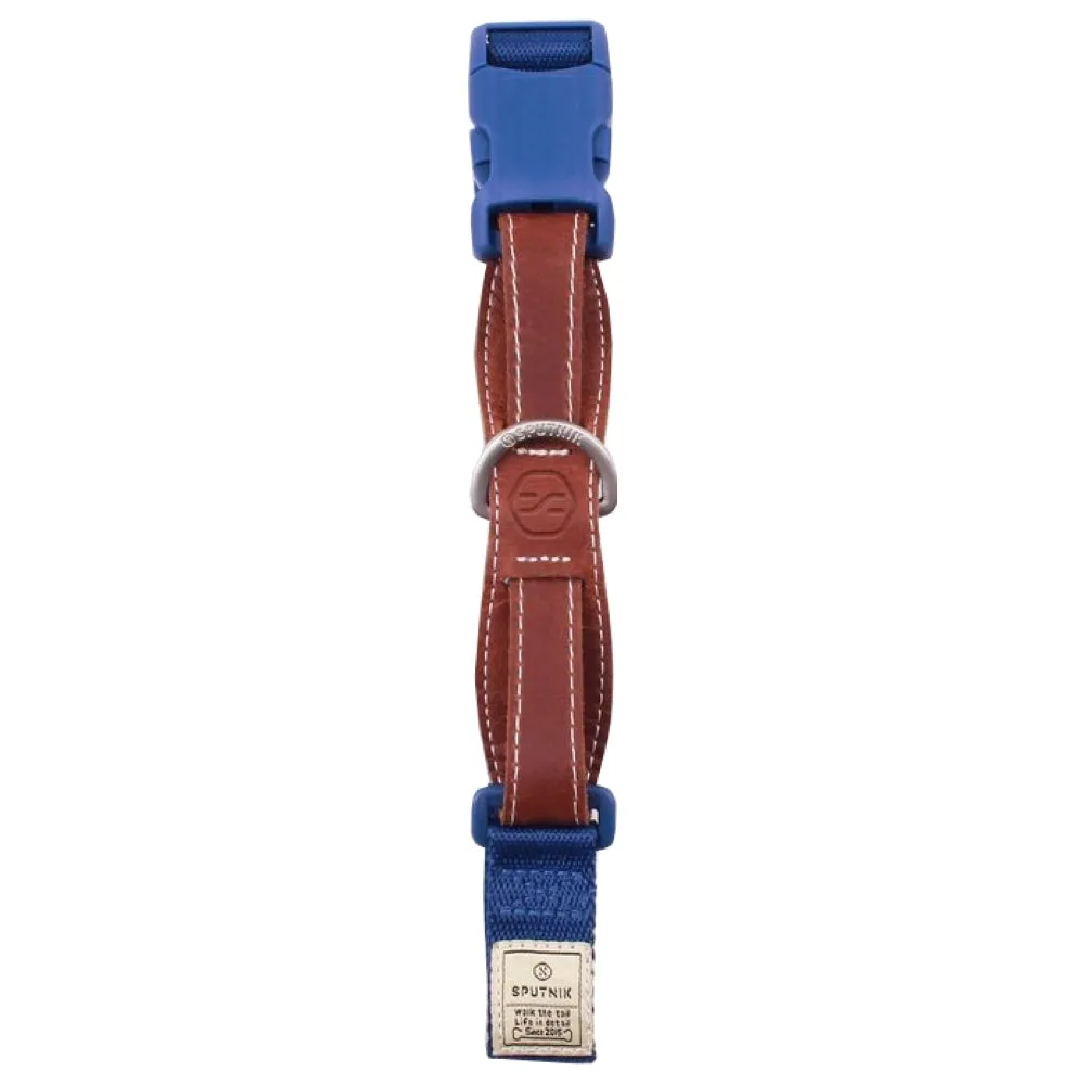 Sputnik Nylon Dog Collar (Blue)