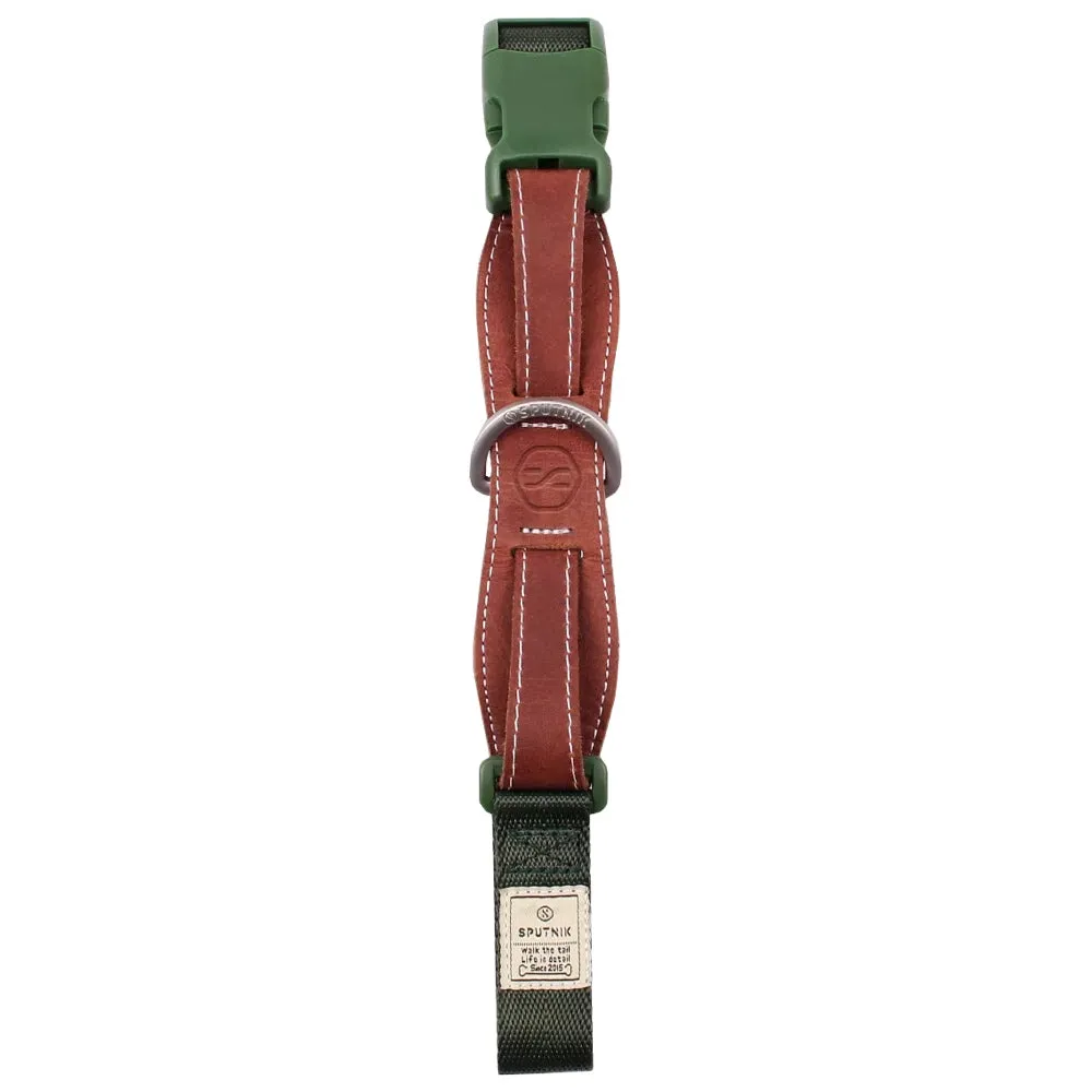 Sputnik Nylon Dog Collar (Green)