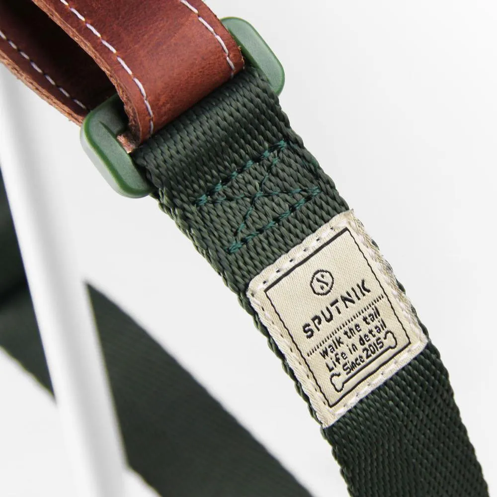 Sputnik Nylon Dog Collar (Green)