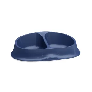 Stefanplast Chic Double Bowl 0.5L (Navy Blue) dog carrier dog bag pet backpack dog car seat carrier soft dog crate