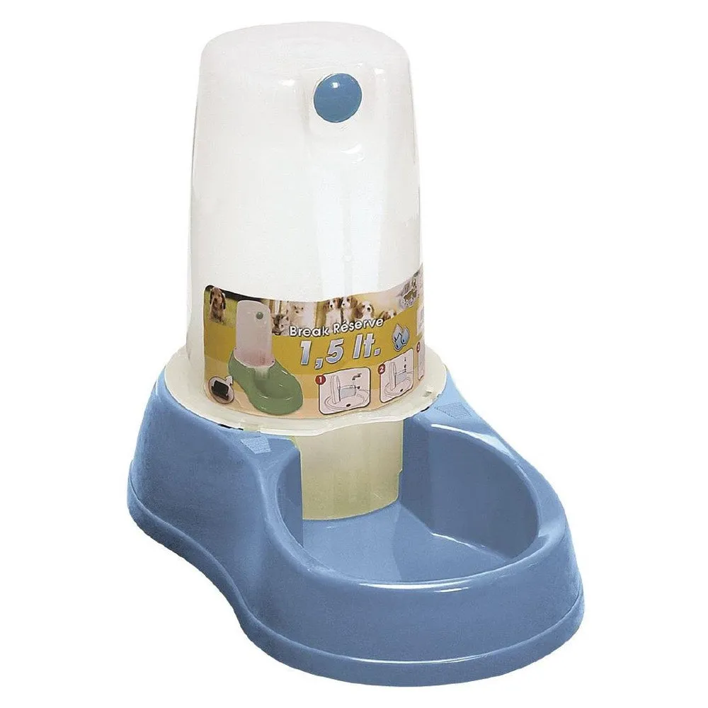 Stefanplast Water Dispenser for Dogs & Cats 1.5L dog travel bowl foldable dog bowl dog water dispenser automatic dog feeder raised dog bowl