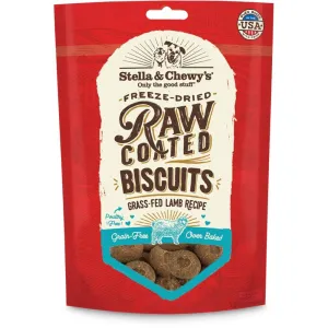 Stella & Chewys Freeze-Dried Raw Coated Biscuits Lamb Grain-Free Dog Treats 9oz (Exp 7Oct25) dog supplies dog food toys accessories dog bed
