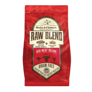 Stella & Chewys Raw Blend Red Meat Kibble With Freeze-Dried Raw Grain-Free Dry Dog Food dog sweater dog tuxedo dog dress holiday dog outfit dog birthday shirt