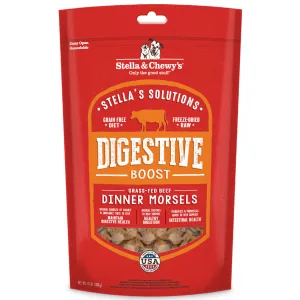 Stella & Chewys Stellas Solutions Digestive Boost Beef Grain-Free Freeze-Dried Raw Dog Food dog sweater dog tuxedo dog dress holiday dog outfit dog birthday shirt